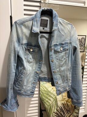 Dynamite Light Wash Blue Denim Jacket